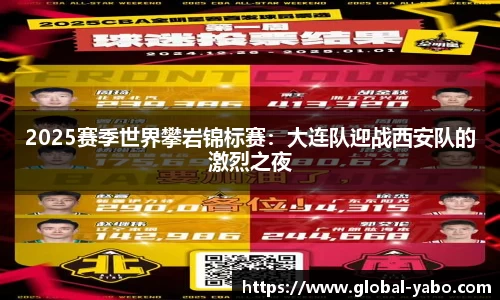 2025赛季世界攀岩锦标赛：大连队迎战西安队的激烈之夜